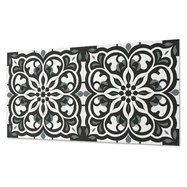 Pvc wall panel Floral pattern with ornaments