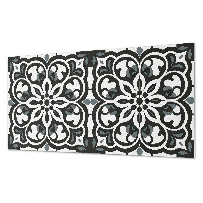 Pvc wall panel Floral pattern with ornaments