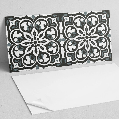 Pvc wall panel Floral pattern with ornaments