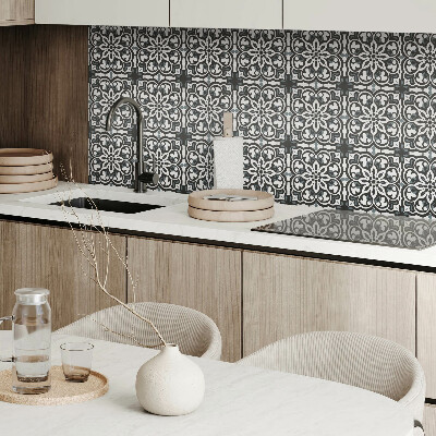 Pvc wall panel Floral pattern with ornaments