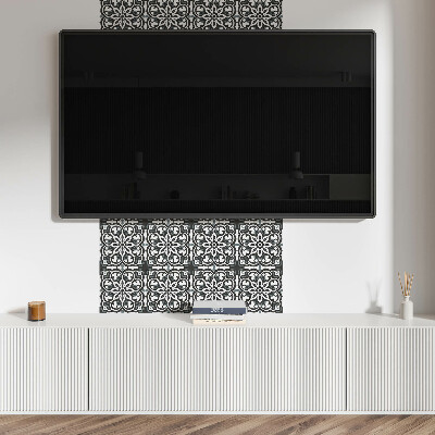 Pvc wall panel Floral pattern with ornaments