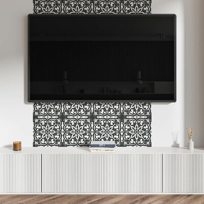 Pvc wall panel Floral pattern with ornaments