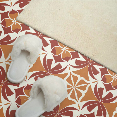 Square tv wall panel Symmetrical plant pattern