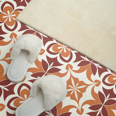 Square wall panel Floral pattern with leaves