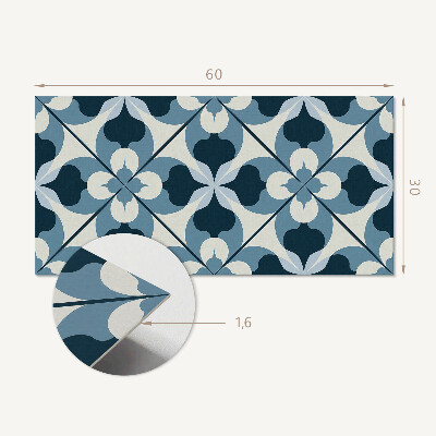 Square wall panel Abstract geometric pattern