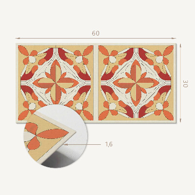 Pvc wall panel Abstract floral pattern