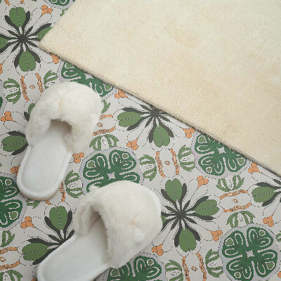 Pvc wall panel Floral pattern in symmetry