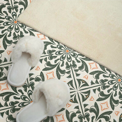 Square wall panel Floral pattern with leaves