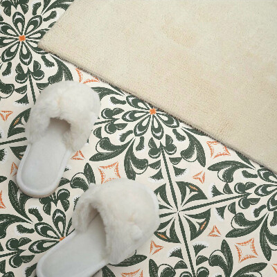 Square wall panel Floral pattern with leaves