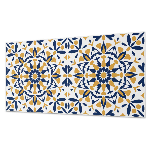 Pvc wall panel Floral pattern in symmetry