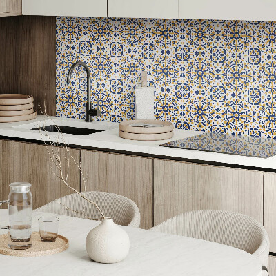 Pvc wall panel Floral pattern in symmetry