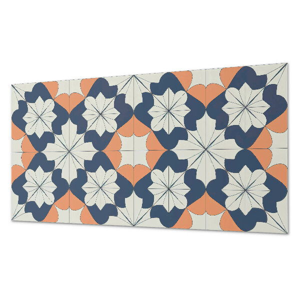 Pvc wall panel Geometric floral pattern