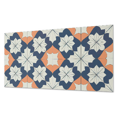 Pvc wall panel Geometric floral pattern