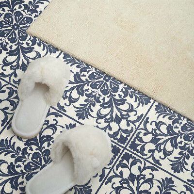 Square tv wall panel Floral pattern with leaves
