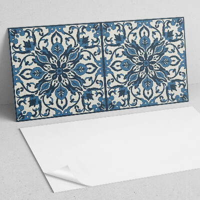 Square wall panel Floral pattern with leaves