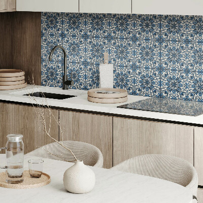 Square wall panel Floral pattern with leaves