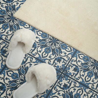 Square wall panel Floral pattern with leaves