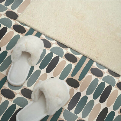Square wall panel Pattern of oval shapes