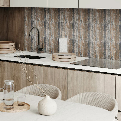 Square tv wall panel Natural style boards