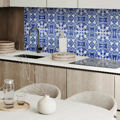 Square wall panel Pattern with geometric motifs