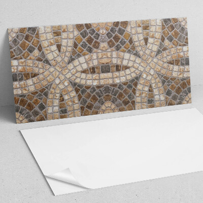 Square tv wall panel Mosaic pattern in the weave