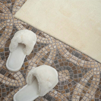 Square tv wall panel Mosaic pattern in the weave