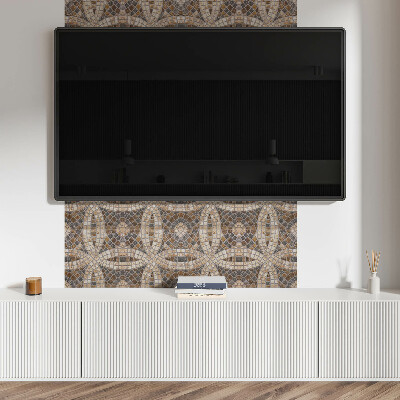 Square tv wall panel Mosaic pattern in the weave