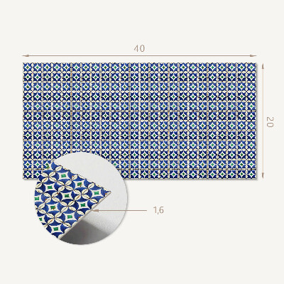 Square wall panel Geometric tile pattern
