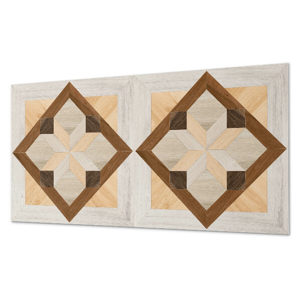 Square wall panel Geometric pattern in a square