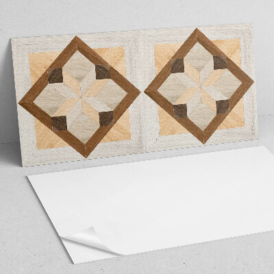 Square wall panel Geometric pattern in a square