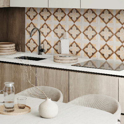 Square wall panel Geometric pattern in a square