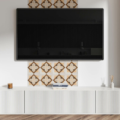 Square wall panel Geometric pattern in a square