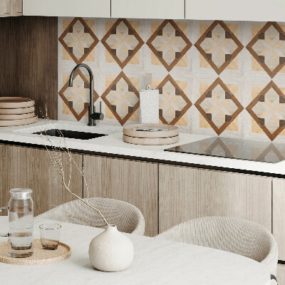 Square wall panel Geometric pattern in a square