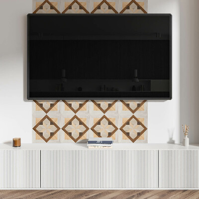 Square wall panel Geometric pattern in a square