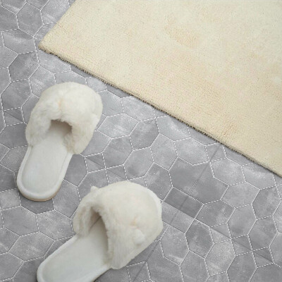Square wall panel Hexagonal pattern in mosaic