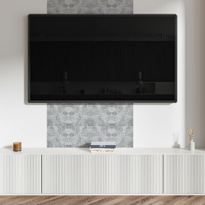 Square wall panel Hexagonal pattern in mosaic