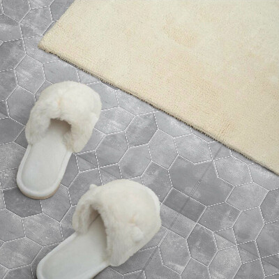 Square wall panel Hexagonal pattern in mosaic
