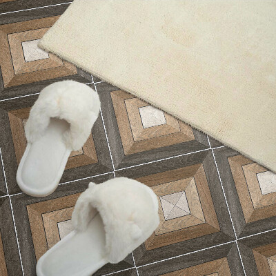 Square wall panel Geometric diamond pattern