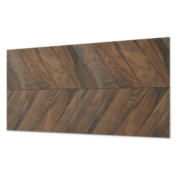 Square tv wall panel Herringbone board pattern