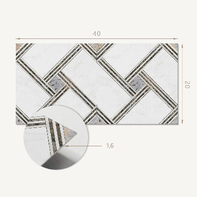 Pvc wall panel Geometric pattern with lines