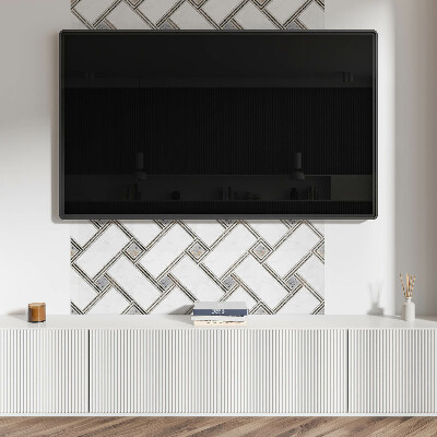 Pvc wall panel Geometric pattern with lines