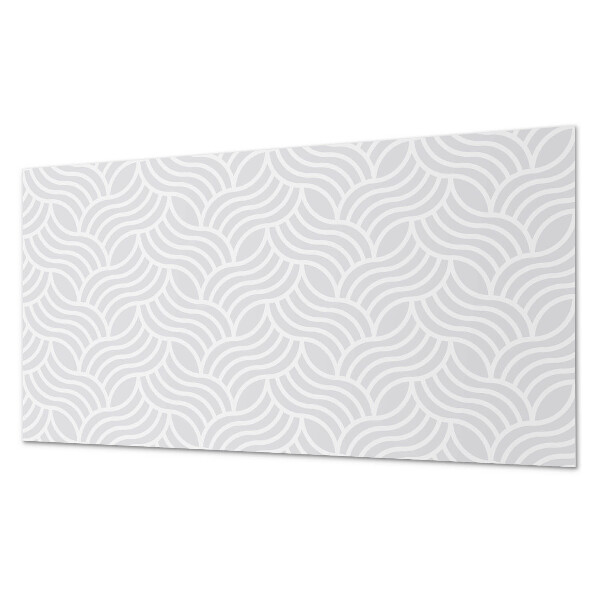 Square wall panel Waves in a harmonious arrangement