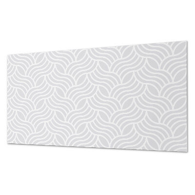 Square wall panel Waves in a harmonious arrangement