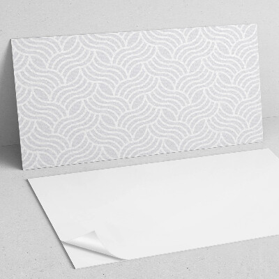 Square wall panel Waves in a harmonious arrangement
