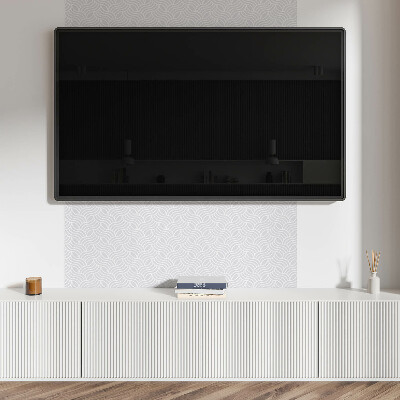Square wall panel Waves in a harmonious arrangement