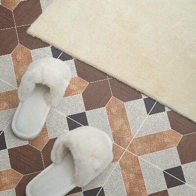 Square tv wall panel Geometric pattern with motif