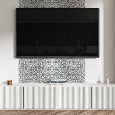 Square wall panel Mosaic pattern with ornaments