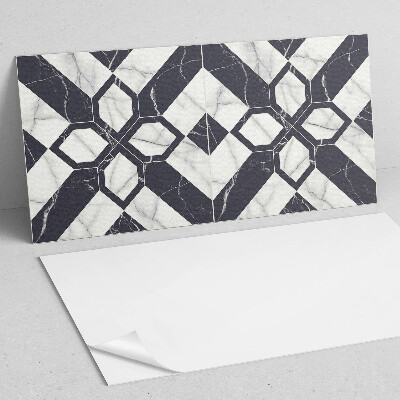 Pvc wall panel Geometric marble pattern