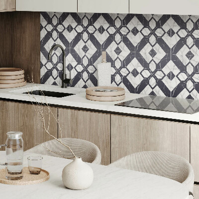 Pvc wall panel Geometric marble pattern