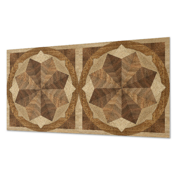 Square tv wall panel Multi-layered geometric pattern